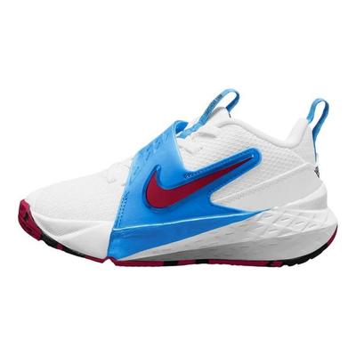 Team Hustle D12 PS Niebieski Zespołowy Czerwony Trampki Dziecięce Białe Czarne HF6280-102