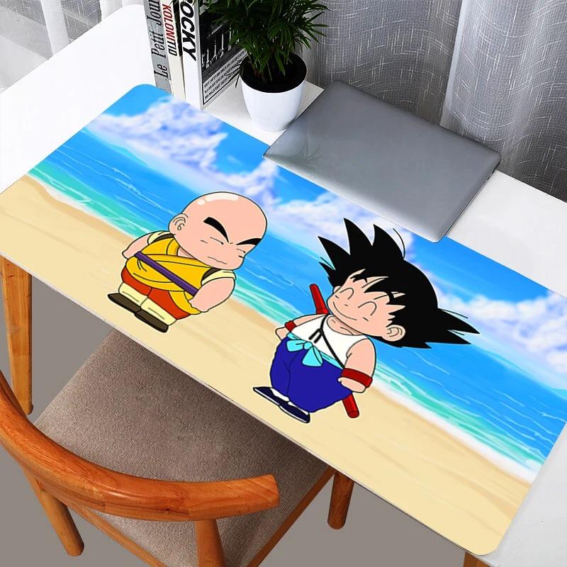 Dbz Dragon Ball Krillin Large Gaming Mouse Pad Anime Pc Computer Gamer Desk Mat For Cs Go Lol Xxl Laptop Kawaii Mousepad