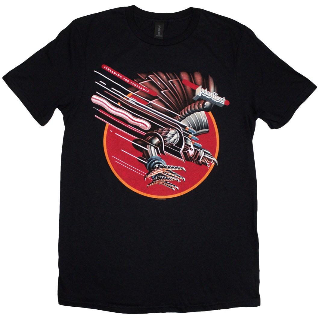 Boys Judas Priest Screaming For Vengeance T-shirt Youth X-Large Black 2XL