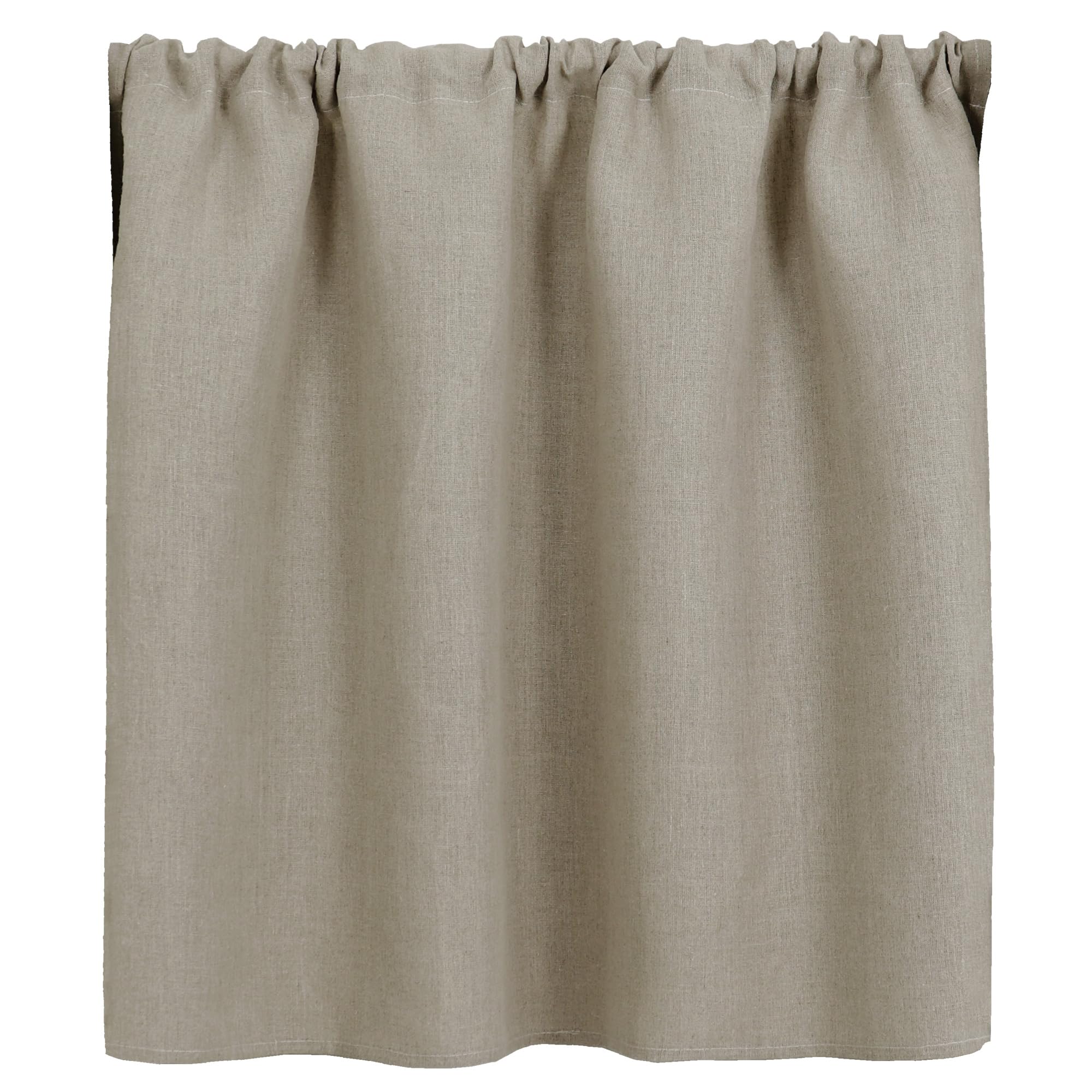

Stylish and cute Scandinavian cafe curtain made from linen by Sunnyday approximately 100cm wide x 70cm long 100% Fabric, gray-beige,