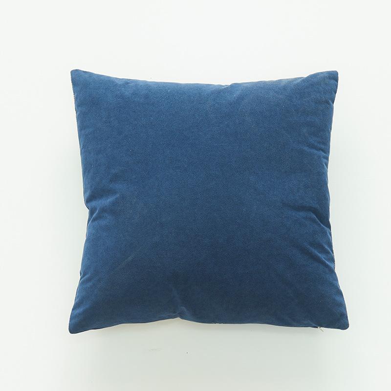 

Home Cushion Cover Solid Color Lambskin Cushion Cover Fashionable Simple Cushion Cover 45 * 45cm (excluding core)