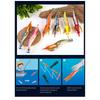 130mm/20g Wood Shrimp Lures 3.5# Squid  Hook 2025 Octopus Lure  Simulation