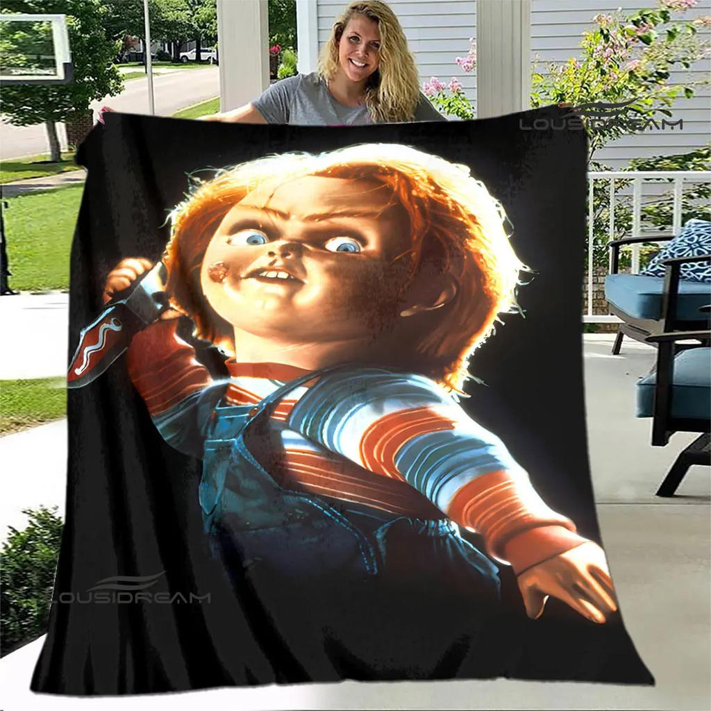 Horror movie Cult of Chucky printing blanket warm blanket soft and comfortable blanket Home travel blanket birthday gift