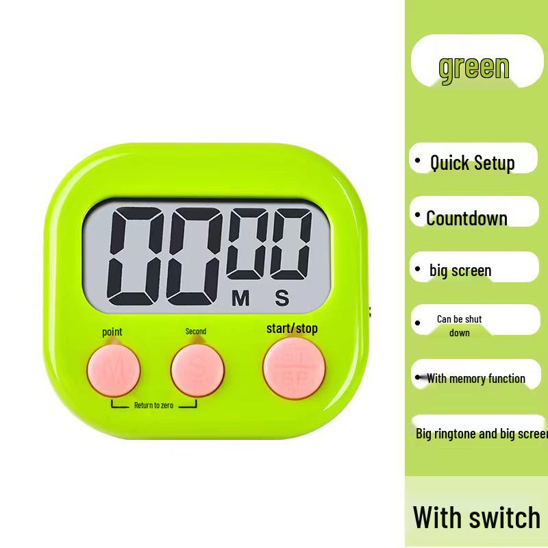 Dětský kuchyňský časovač a budík pro pečení a studium