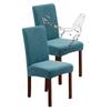 100% Waterproof Chair Covers for Dining Room, Stretch Parson Chair Slipcovers for Chairs, Washable Chair Protectors for Kitchen, Hotel, Restaurant