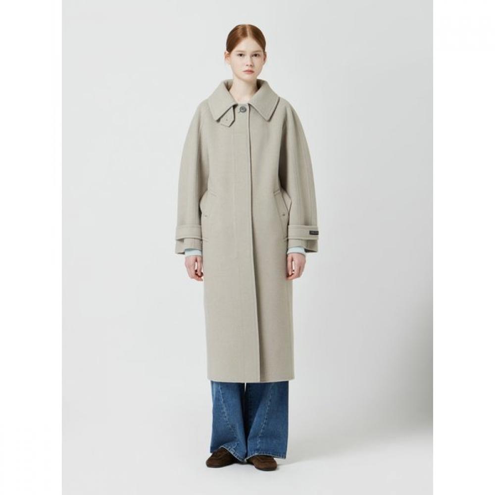 

Cc Collect. Belted Hidden Single Coat C254msg531 Sande/55