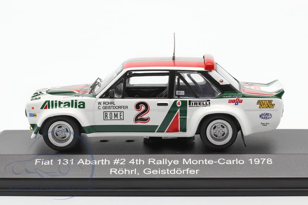 CMR scale FIAT 131 ABARTH Alitalia N2 4th Rally Monte Carlo 1978 1/43