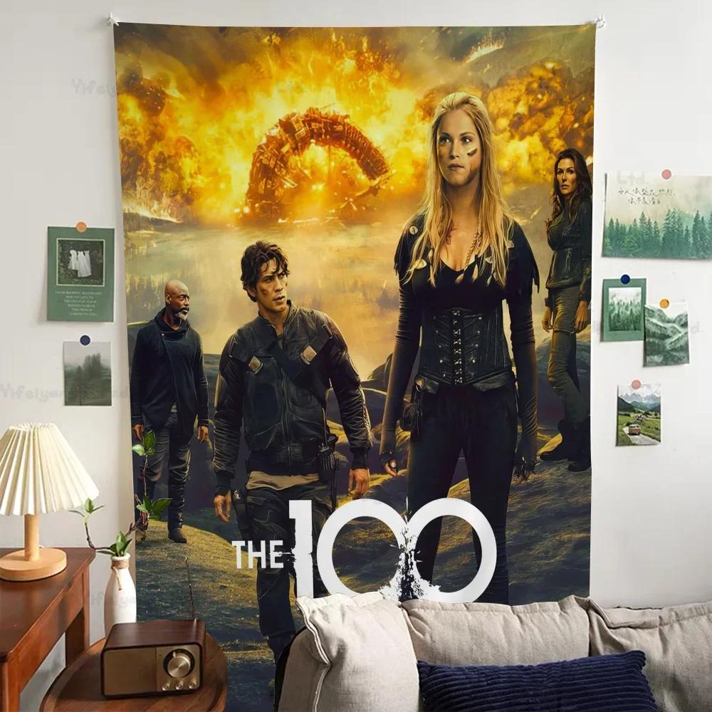De 100 Seizoen TV Serie Show Kleurrijk Wandkleed Hippie Bloemen Wandtapijten Slaapkamer Decoratie Wandkunst Decoratie