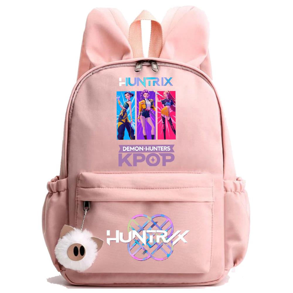 Anime Cute K-Pop Printed Backpack Student Teenager Bookbag for Boy Girl Schoolbag Kid Gift Women Large Capacity Travel Bag Mochila