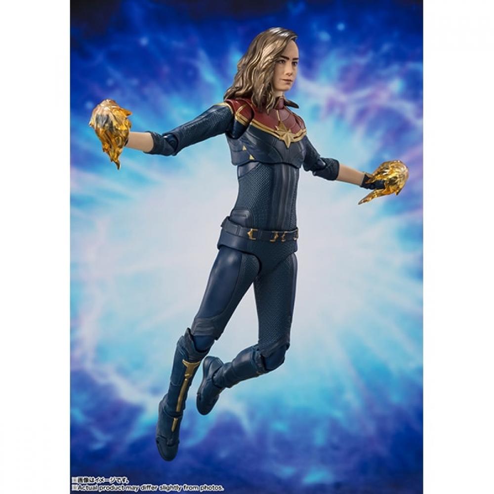 Bandai Spirits S.h. Figuarts  Figuarts  Captain Marvel  Marvels  [pre Painted Action Figure  Total Height Approx. 150 Mm]