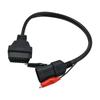 Black OBDII Connector Adapter 3Pin to 16Pin OBD2 Plug Adapter Diagnostic Cable Adapter  For Lancia