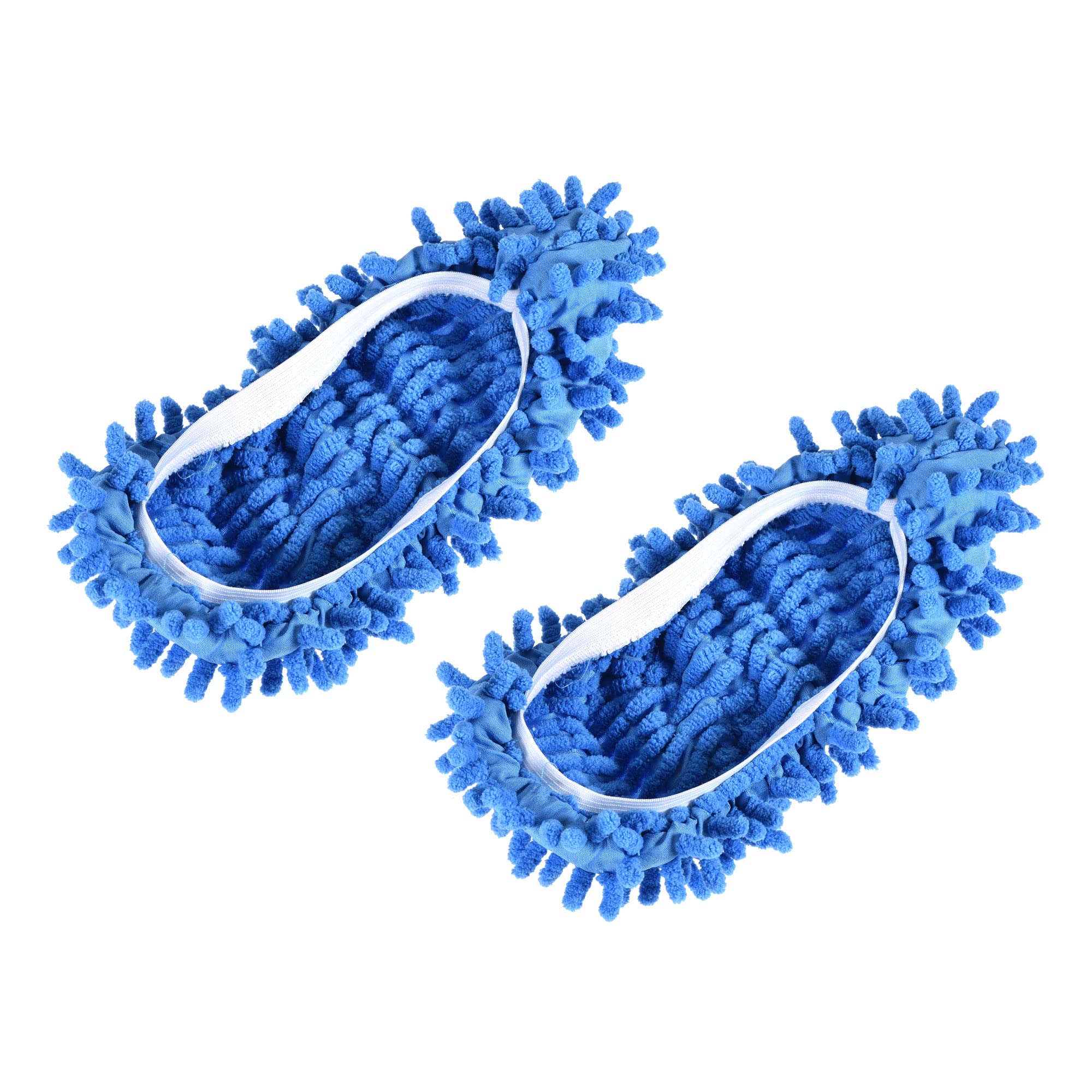 

1Pair Mop Slippers Lazy Cleaning Shoe Covers Washable Floor Dust Mop Head Reusable House Cleaning Shoes 1-pair синій
