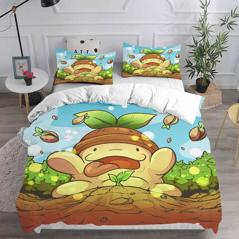 Gamer P-Palworld Bedding Sets Comforter Quilt Bed Cover Duvet Cover Pillow Case 2-3 Pieces Sets Kids Adult Size