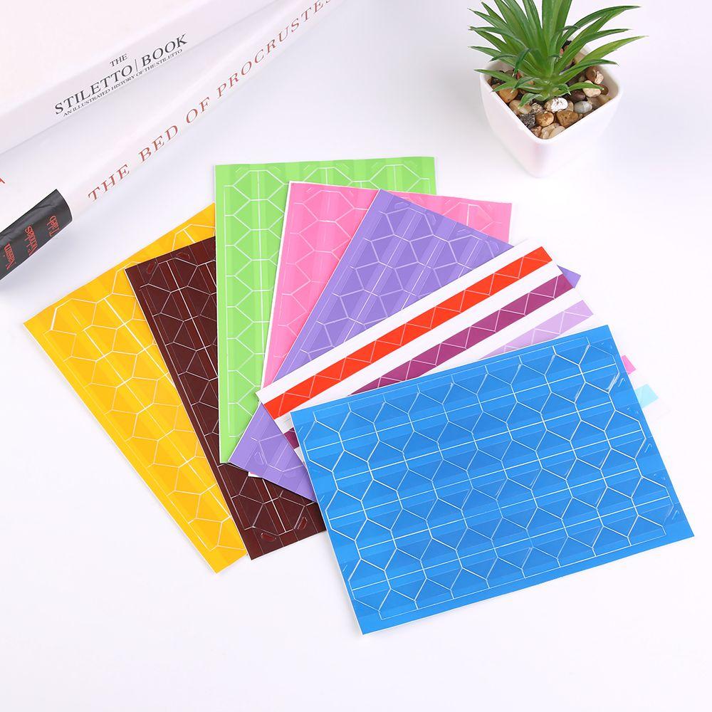 10 Sheets New PVC Stickers DIY Colorful Photo Corner Protectors Scrapbook Paper Photo Frame Picture Decoration Stickers