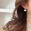 Korean Version Girl Earring Manufacturers Wholesale Sales Of Light Luxury Unique Small Fragrant Flowers Rose Fashion Earrings