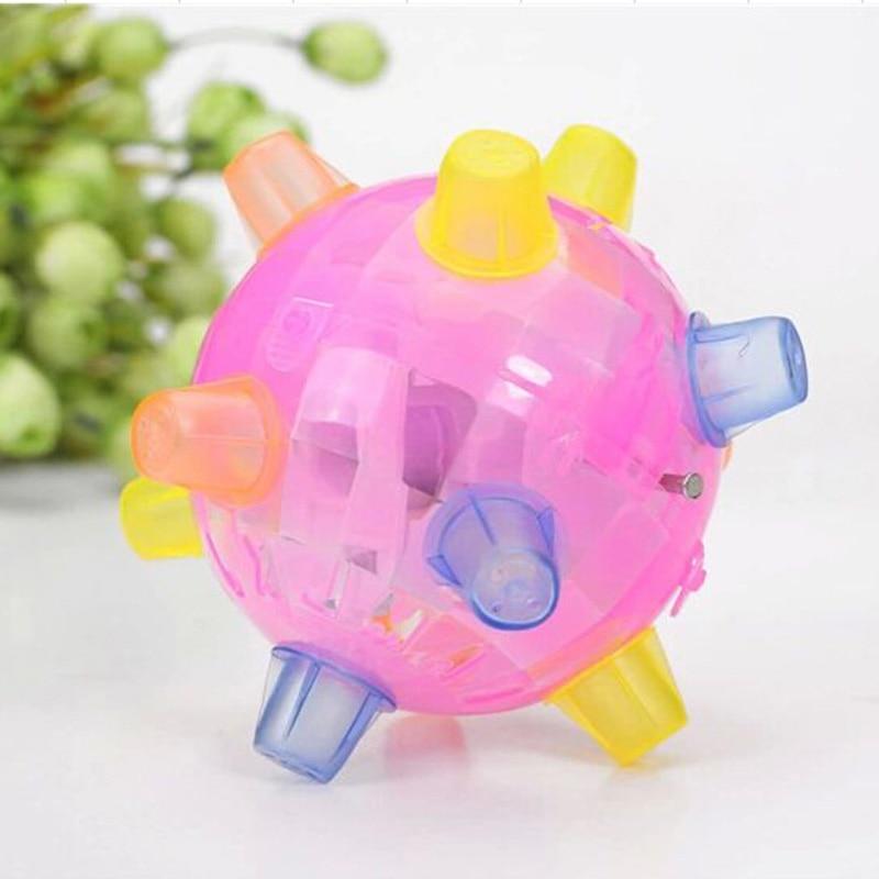 jumping activation ball dog toy