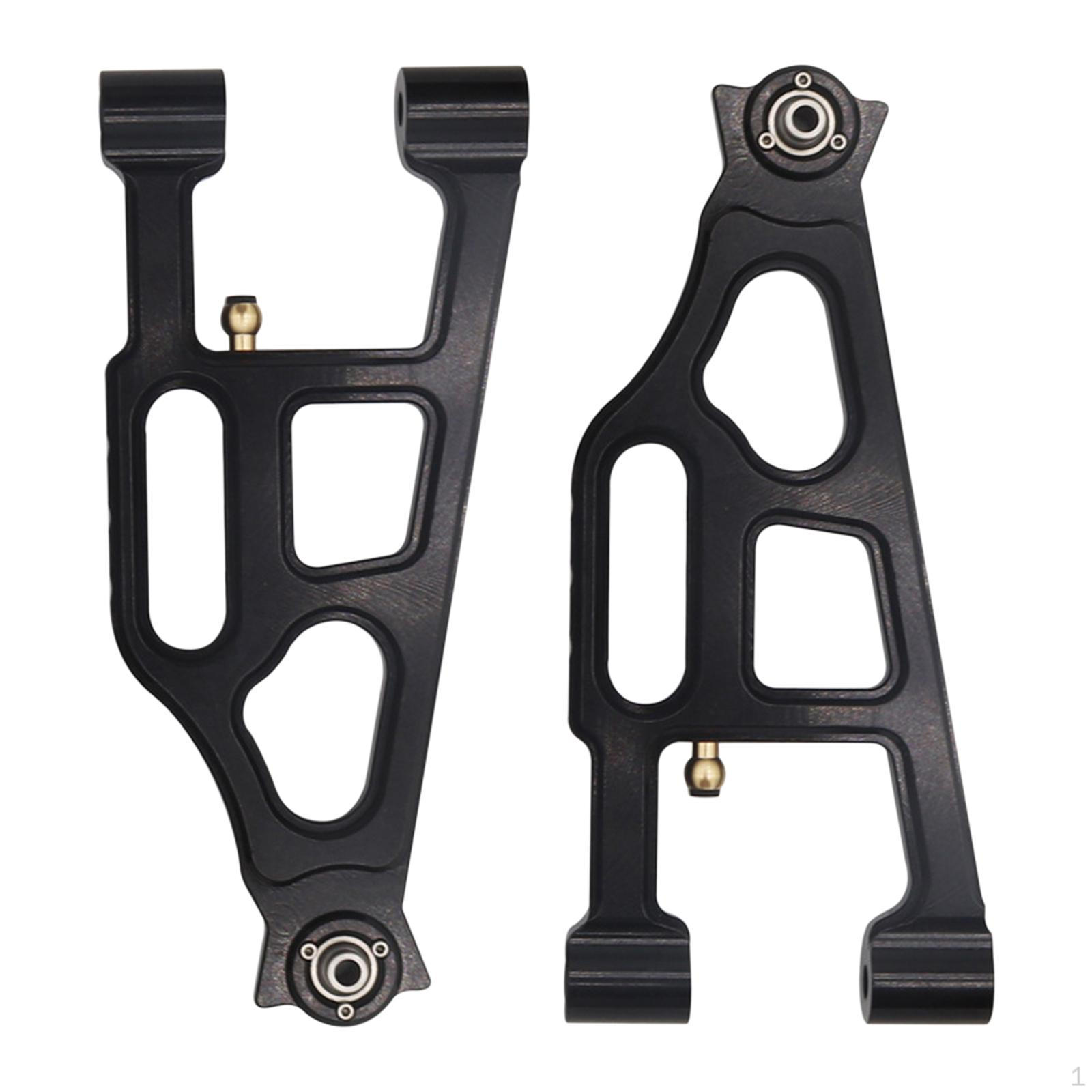 

Front Lower Suspend Arm /6 RC Car Replacement Accessories Easy to Install DIY Modified чорний
