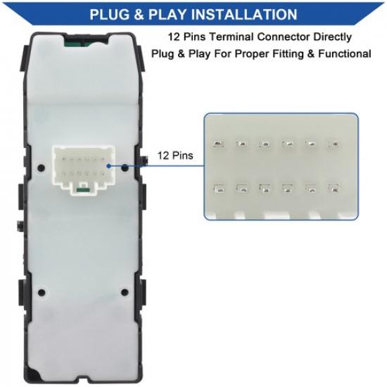 Master Window Switch Controller Button For Dodge Challenger 2011 2012 2013 2014