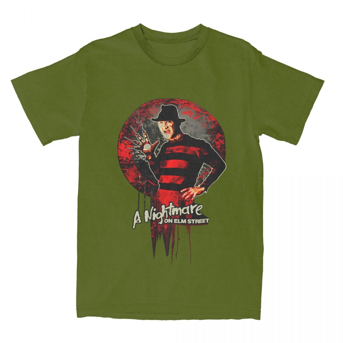 

Men Women s T-Shirt Elm Street Nightmare T-Shirts Horror F-Freddy K-Kruger Summer Tee Shirt 100 Cotton Tops Plus Size 6XL 4XL