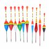 10Pcs Sensitivity Fishing Accessories 4.5/3/2.5/2.0/1.2/0.8/0.6G Light Stick Floats Fishing Floats Set Fishing Bobber Stick
