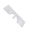 T Shirt Print Ruler Acrylic Alignment Tool Round Neck Centering Measure Guide Ruler for Sewing