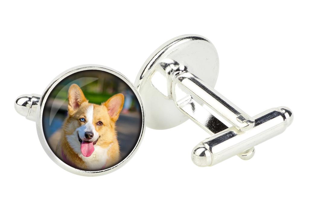Cardigan Welsh Corgi - cufflinks in a box, handmade jewelry, product of the Art-Dog brand