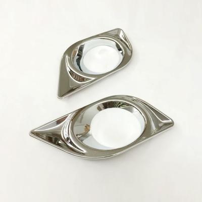 For Nissan Sunny Versa Sedan Accessories 2012 2013 ABS Chrome Car Front Fog Lamp Foglight Frame Panel Cover Trim Car