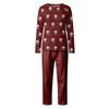 Family Casual Comfortable Long Sleeved Long Pants  3D Christmas Printed Parent-child Set
