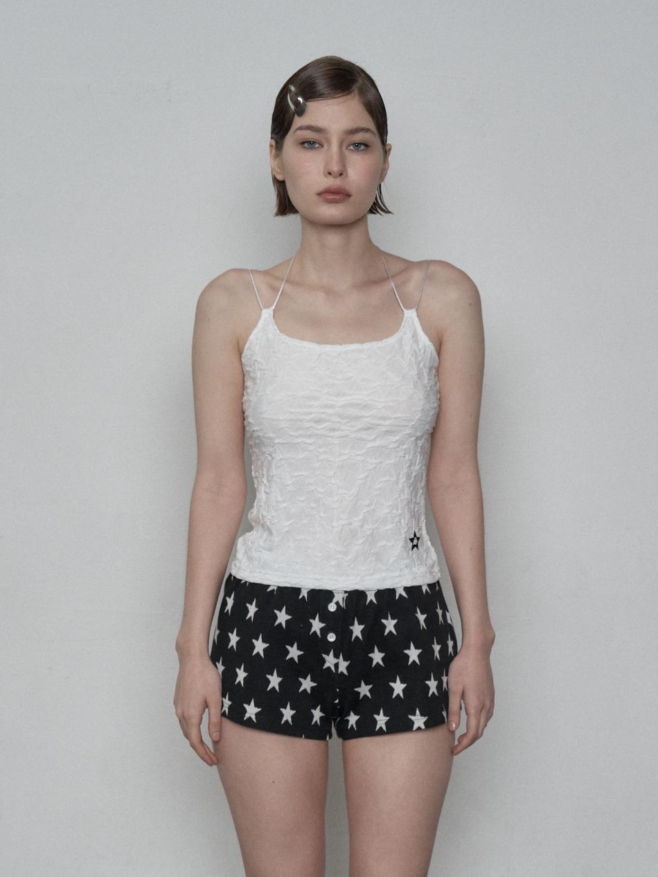 Setup Exe String Halter Neck Top / White Os
