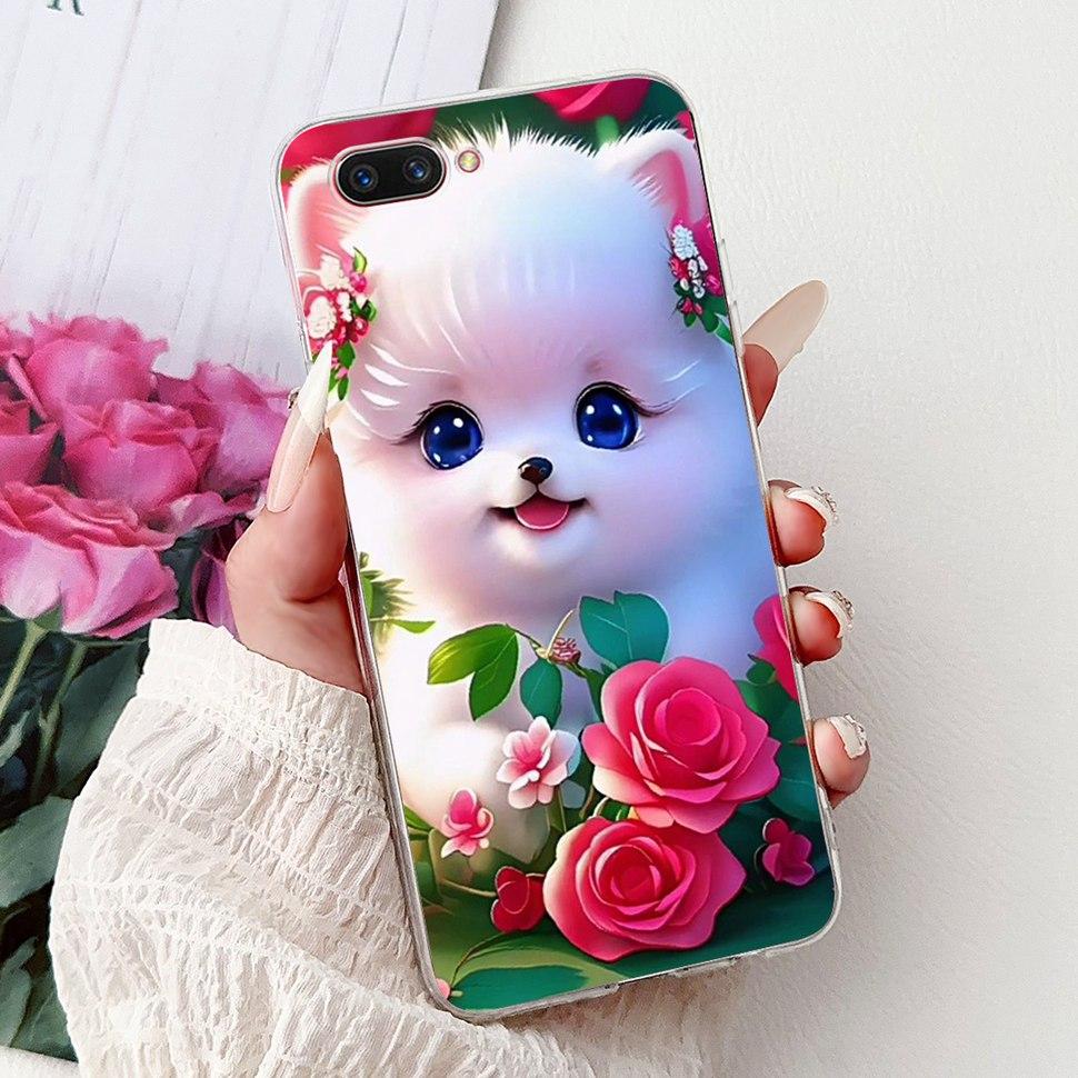 For OPPO A3S Case CPH1803 Soft Slim Fundas Cute Cartoon Cover For Oppo A5 AX5 CPH1809 OppoA3s Phone Cases Oppo A3 s A 3s Coque