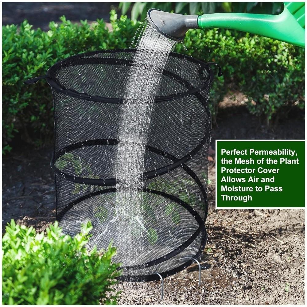 Pop-Up Garden Mesh Protector Folding Insect Barrier Netting Plant Cover  Garden