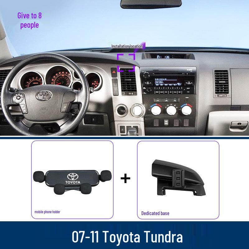 Uchwyt na telefon do konsoli Toyota Tundra 07-23, Uchwyt antywstrząsowy