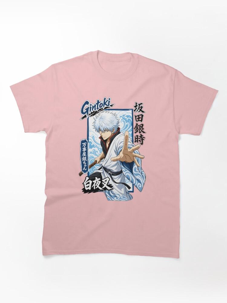 Gintama Silver Hair Samurai Wave Art Graphic Classic Unisex T-Shirt