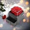 Women's Holiday Gifts Eternal Red Rose With Heart Necklace Flower Lipstick Gift For Mom Girlfriend Birthday From Daughter Sons