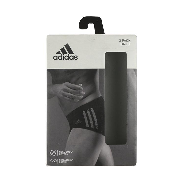 Adidas Lightweight Cotton Triangle Underwear Elastic Comfortable Skin-Friendly Breathable Men Underwear Black Gray White 4A2M01-908