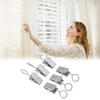 100PCS Stainless Steel Curtain Clips Open and Closed Shower Curtain Clips  Art Craft Display