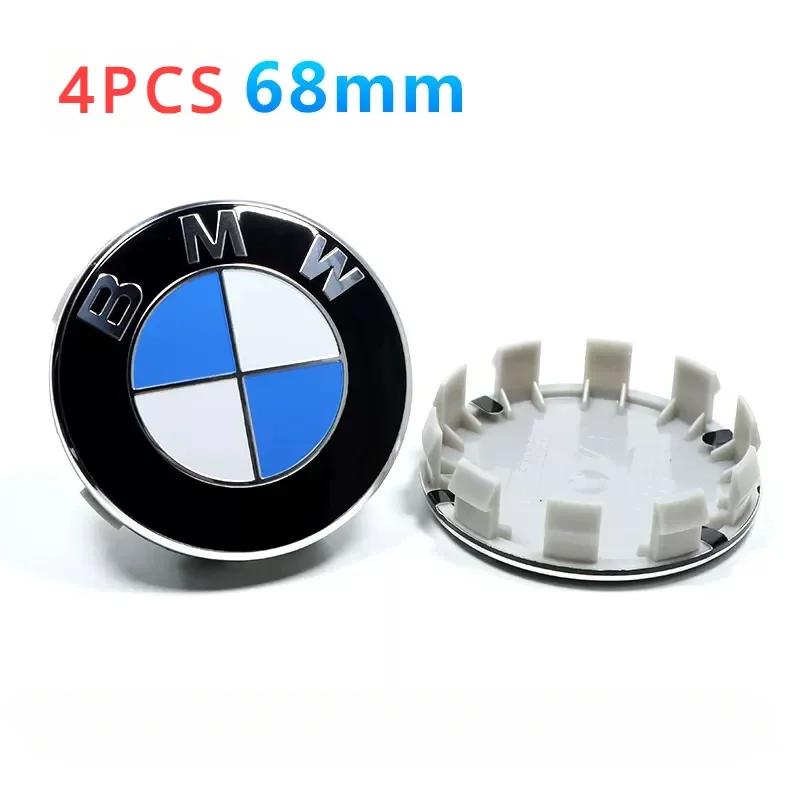4 szt. 56 mm 68 mm Kołpaki piasty środkowej koła samochodowego Pokrywa koła do BMW E36 E39 E46 E60 E90 E90 F01 F10 F30 G01 G20 G21 G30 G11 F15 X5 X3