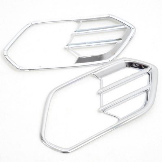 For Ford Kuga Escape 2017-2019 ABS Chrome Front Fog Light Lamp Hood Cover Trim