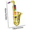 Kids Toy Saxophone Playable Musical Instrument Educational Lightweight Sax For Beginners, Party Birthday School Performance