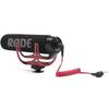 Mikrofon kompakt - RODE - VideoMic GO - Kompakt leicht - Plug-and-play - Farbe rot