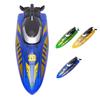 RC Boat Double Sided Driving Watertight Motor Remote Control Stunt Racing Boat with Light for Toy