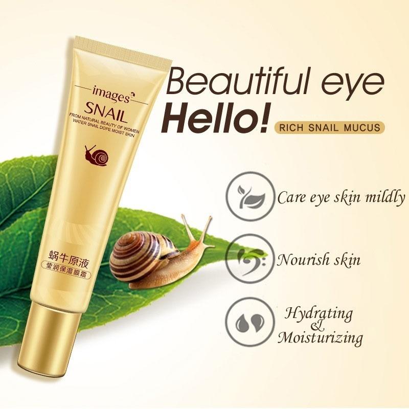 Anti Wrinkle and Eye Bag Hyaluronic Acid Eye Cream Remove Dark Circles Facial Skin Care Snail Cream