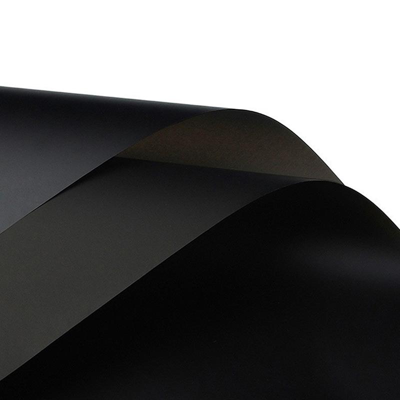 

20pcs Flower Packaging Paper Solid Color Matte Waterproof Paper Gift Shop Material Semi Transparent Packaging шампанського