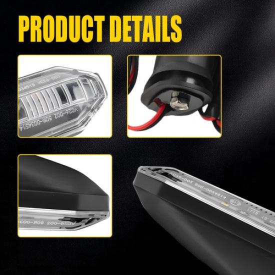 4Pcs F+R Clear Lens Light Signal Turn For HONDA CB 400F/500F/400X/500X 2013-2018