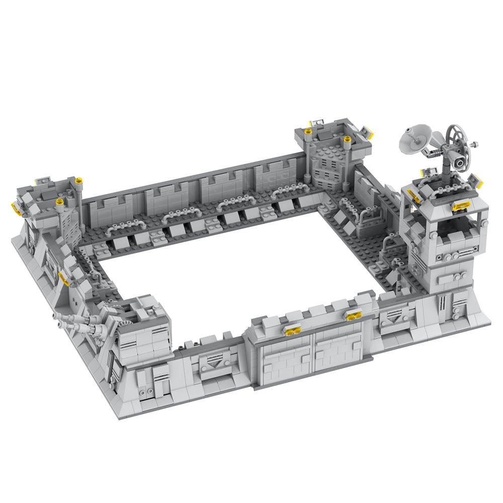 MOOXI WW2 Modern Military Architecture MOC Model Bricks DIY Diorama Adult Children Toy Building Blocks Set Montessori Gift Model