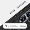 Magnetic Carbon Fiber Pattern Phone Case for Samsung Galaxy S26 Ultra S25 Edge S26Pro S24 Plus FE Metal Lens Protective Cover