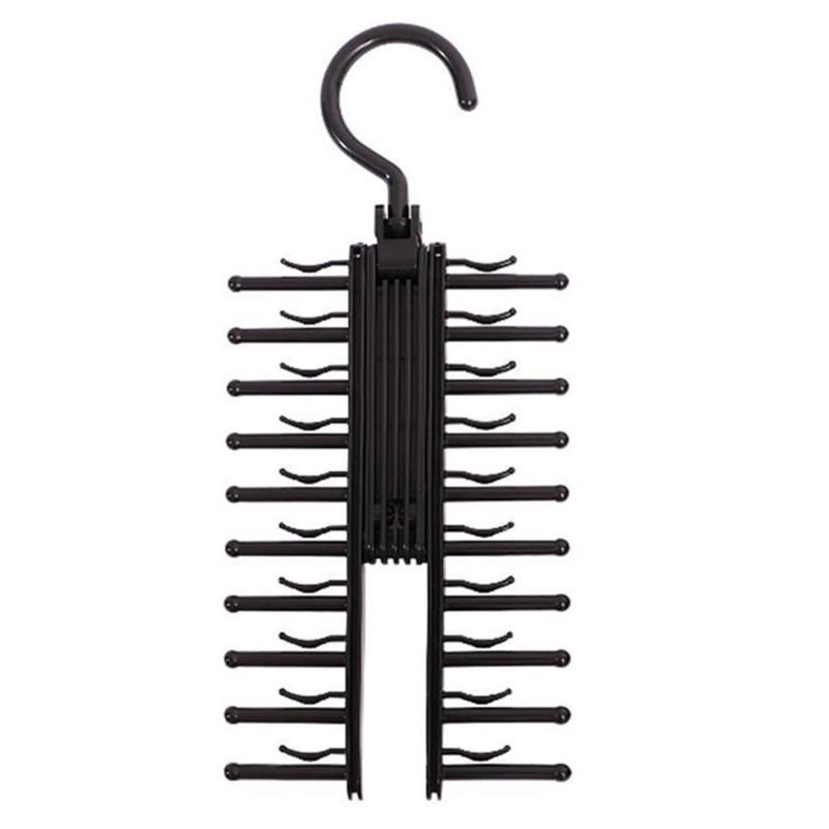 Tie Storage Rack Large Capacity Belt Storage Rack 20 Seat Buckle Wardrobe Scarf Rack Household Multi Grid Belt Tie Storage Rack