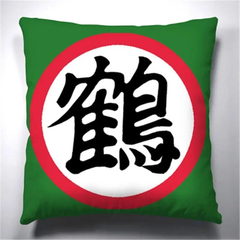 Home Decor Anime Crane Budo Print Pillowcase Living Room Sofa Decoration Cushion Cover