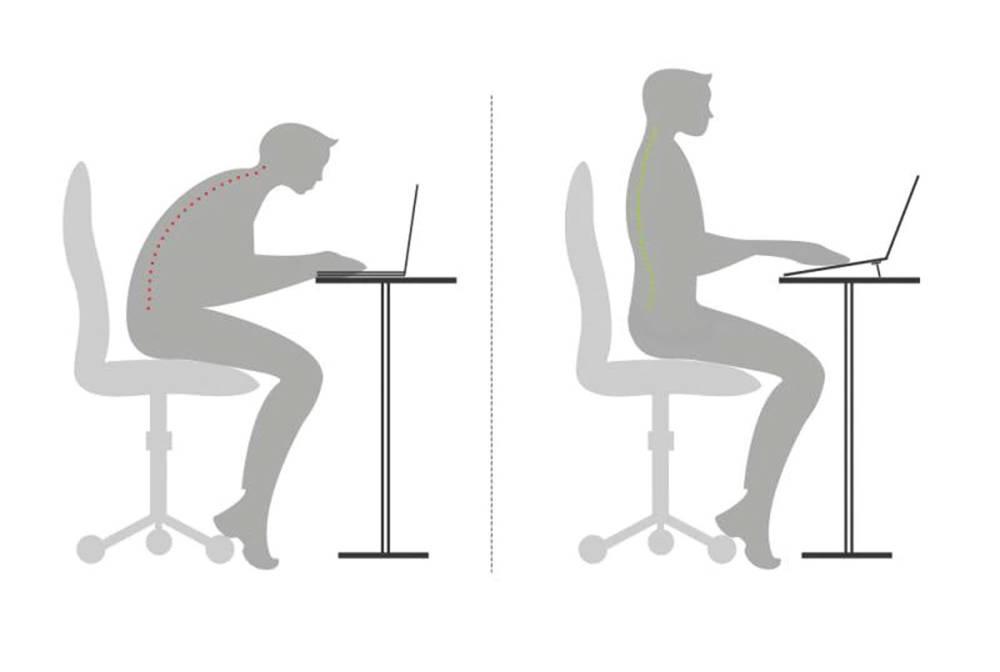 Aluminum Stand for Tablet and Laptop Up To 18" Simple S1 (Black)