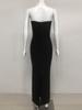 Luxurious Rhinestone-Embellished Strapless Evening Dress for Women – Elegant, Sexy, High-Elastic Bandage Design
